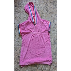 Hanna Andersson Girls Pink Terry Cover Up Size 5
